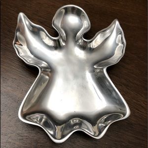 HOLLAND BOONE Polished Pewter Angel 😇 Dish.